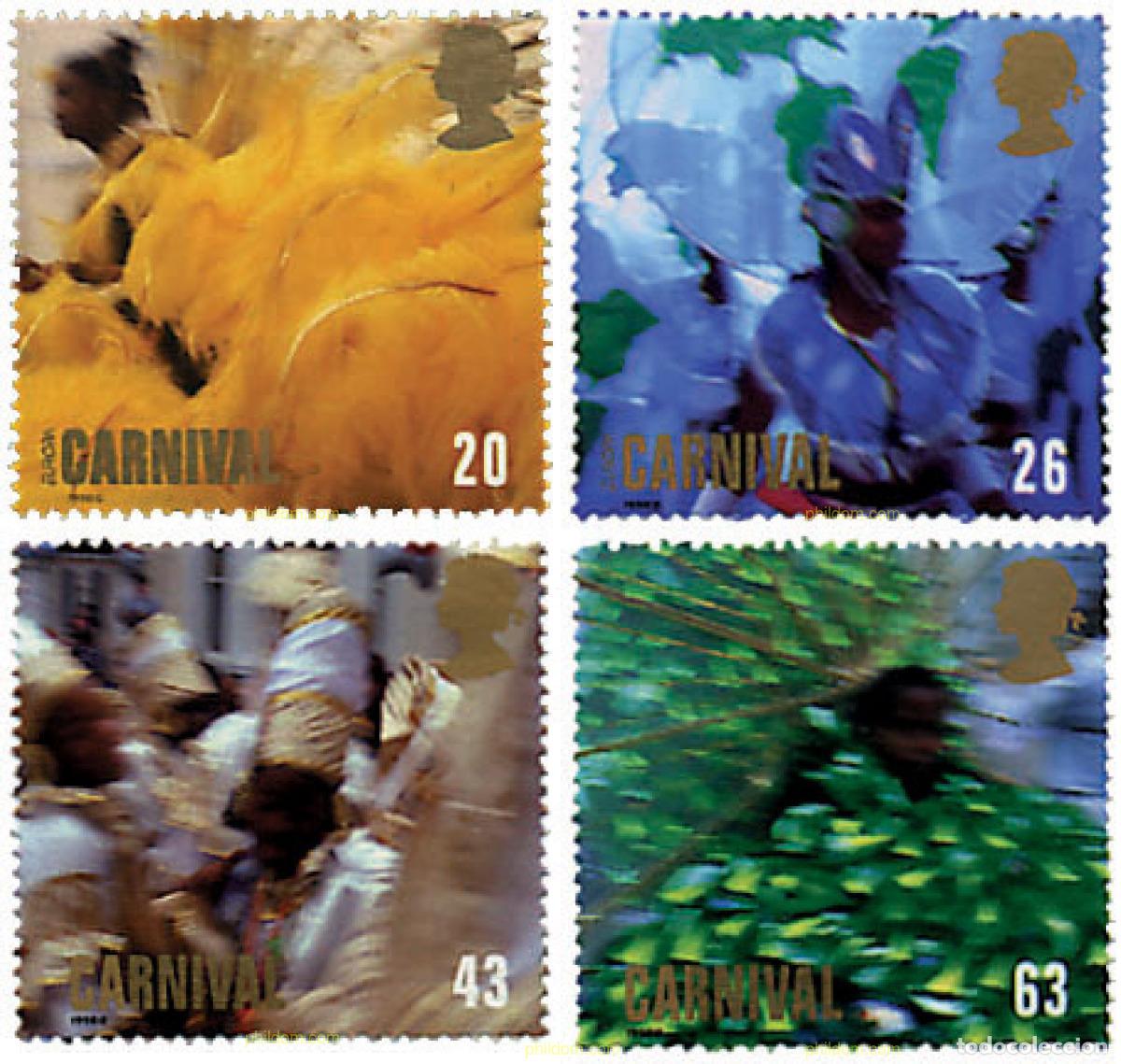 Sellos: 63130 MNH GRAN BRETA&Ntilde;A 1998 EUROPA CEPT. FESTIVALES Y FIESTAS NACIONALES