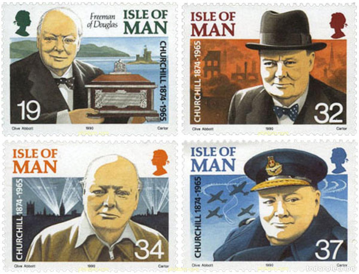 Sellos: 66401 MNH MAN 1990 WINSTON CHURCHILL