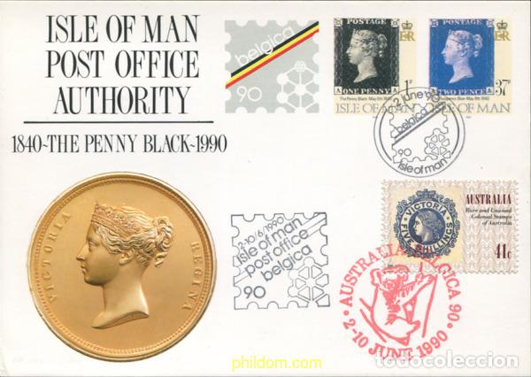 Sellos: 372749 MNH MAN 1990 150 ANIVERSARIO DEL PRIMER SELLO