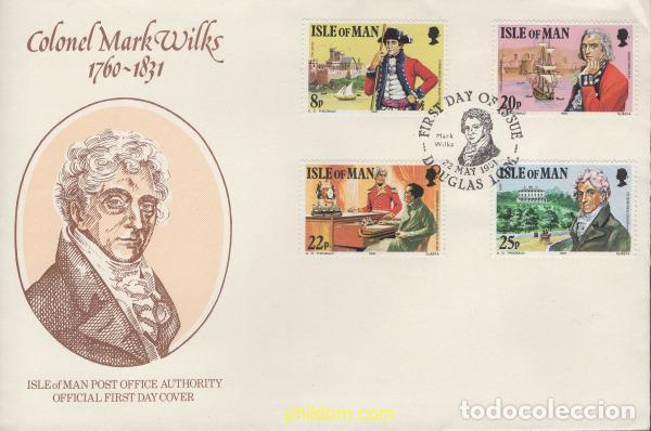 Sellos: 407037 MNH MAN 1981 150 ANIVERSARIO DE LA MUERTE DE MARK WILKS