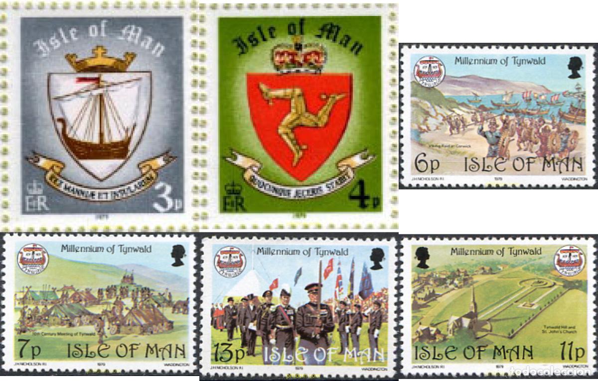 Sellos: 169223 MNH MAN 1979 MILENIO DE TYNWALD