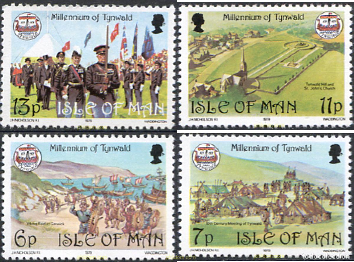 Sellos: 225383 MNH MAN 1979 MILENIO DE TYNWALD