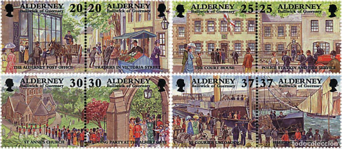 Sellos: 5829 MNH ALDERNEY 1998 DESARROLLO HISTORICO DE ALDERNEY