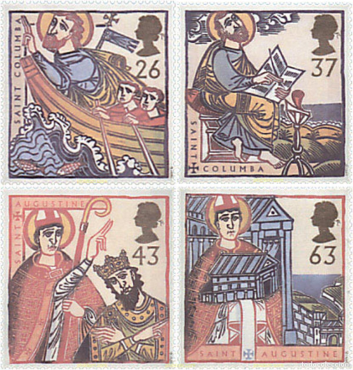Briefmarken: 31113 MNH GRAN BRETA&Ntilde;A 1997 1400 ANIVERSARIO DE LA MUERTE DE SAN COLUMBA Y DE LA LLEGADA DE SAN AG