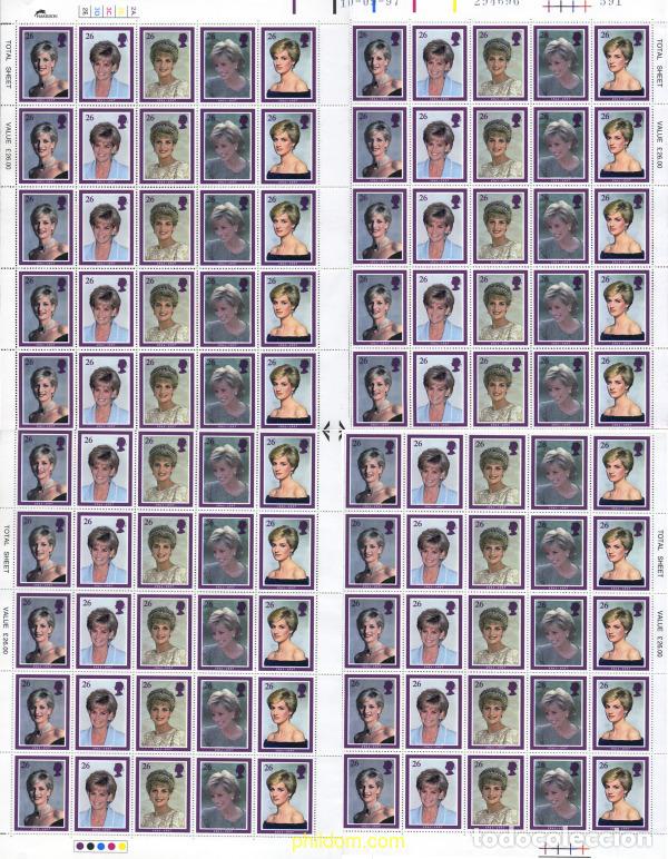 Stamps: 336356 MNH GRAN BRETA&Ntilde;A 1998 HOMENAJE A LA PRINCESA DIANA DE GALES