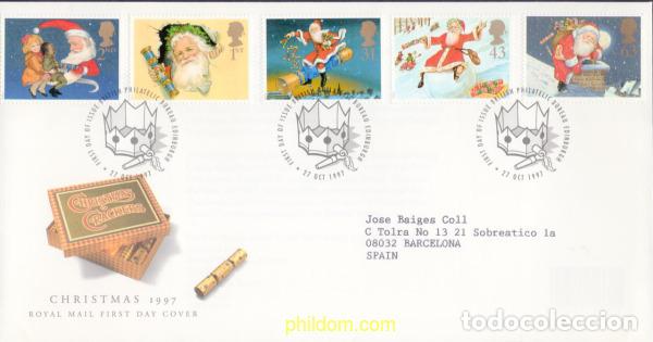Sellos: 640600 MNH GRAN BRETA&Ntilde;A 1997 NAVIDAD