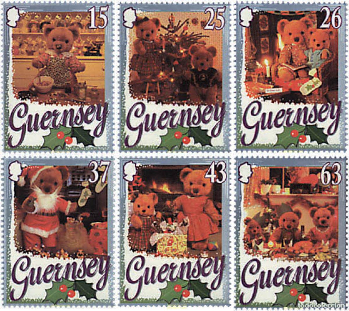 Sellos: 61383 MNH GUERNSEY 1997 NAVIDAD