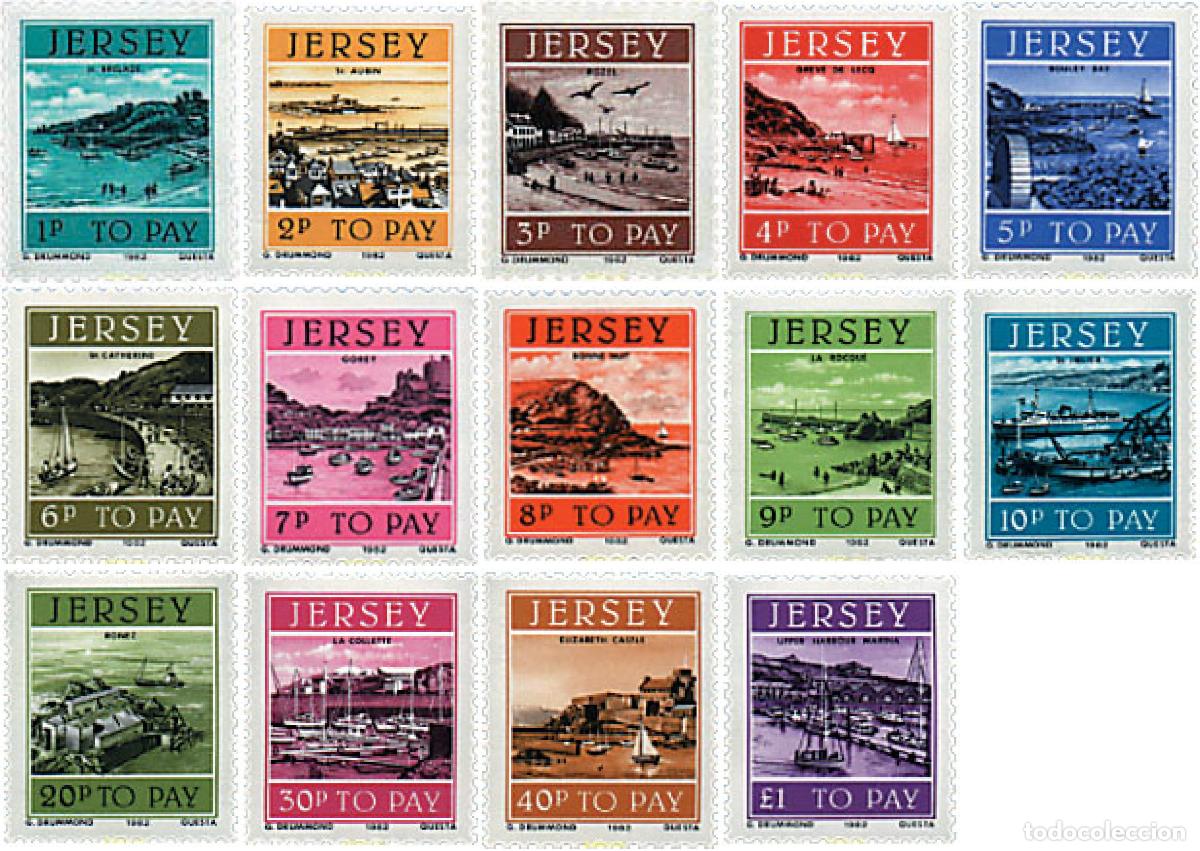 Sellos: 66532 MNH JERSEY 1982 VISTAS DE JERSEY