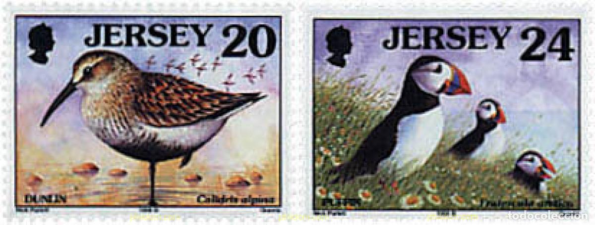 Sellos: 32100 MNH JERSEY 1998 AVES