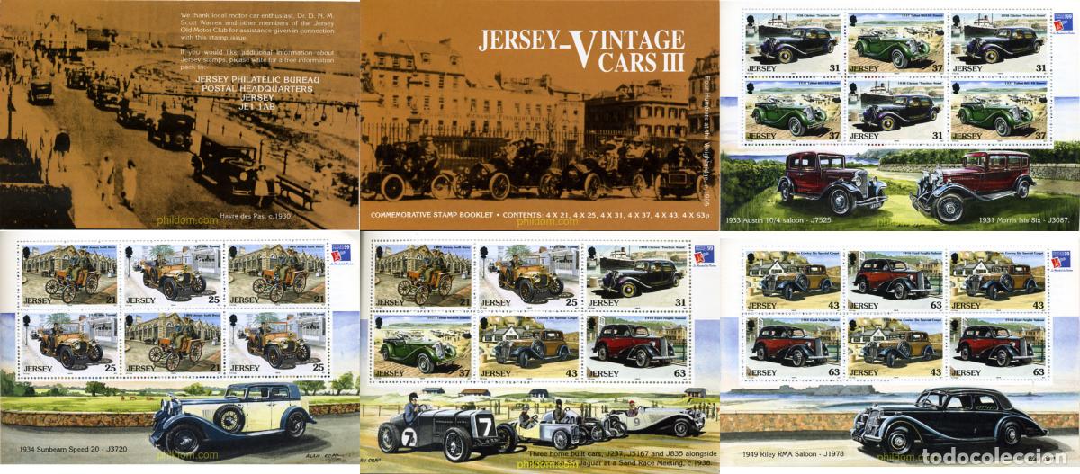 Sellos: 168326 MNH JERSEY 1999 COCHES ANTIGUOS