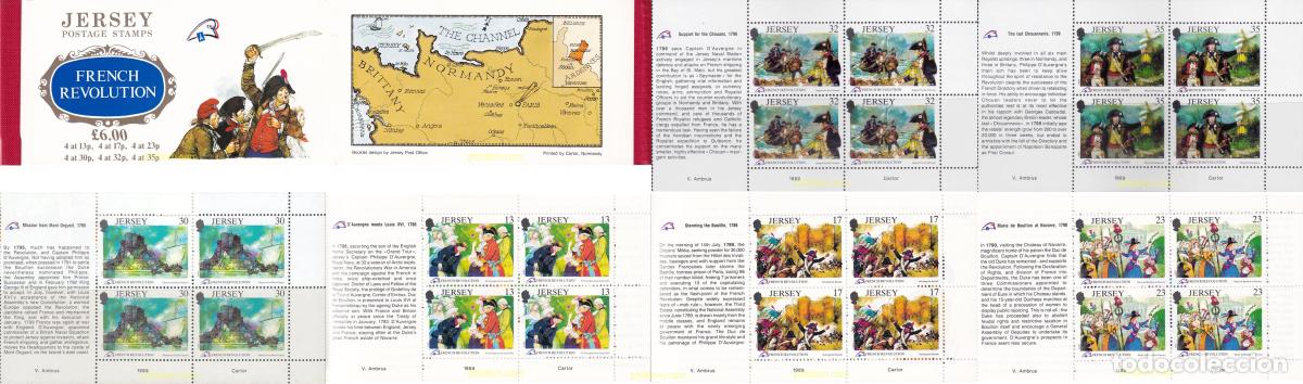 Sellos: 168178 MNH JERSEY 1989 BICENTENARIO DE LA REVOLUCION FRANCESA