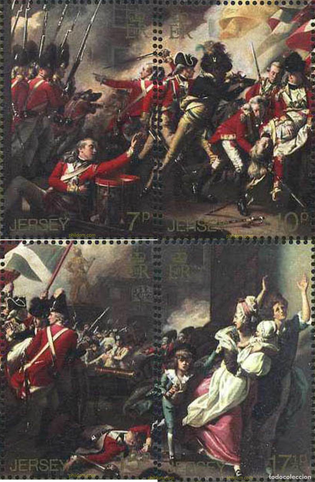 Sellos: 168024 MNH JERSEY 1981 BICENTENARIO DE LA BATALLA DE JERSEY