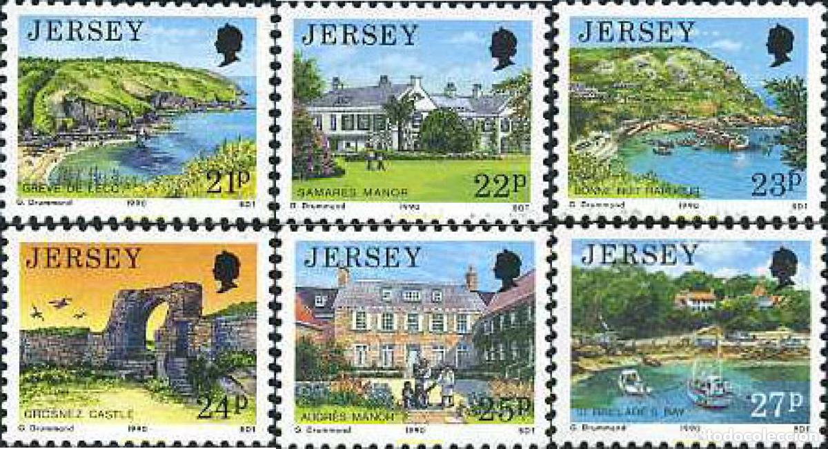 Sellos: 217835 MNH JERSEY 1990 VISTAS DE JERSEY