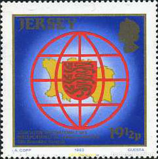 Sellos: 66567 MNH JERSEY 1983 13 ASAMBLEA GENERAL DE LA ASOCIACION INTERNACIONAL DEL HABLA FRANCESA