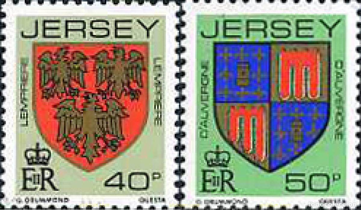 Timbres: 217762 MNH JERSEY 1982 ESCUDOS DE ARMAS