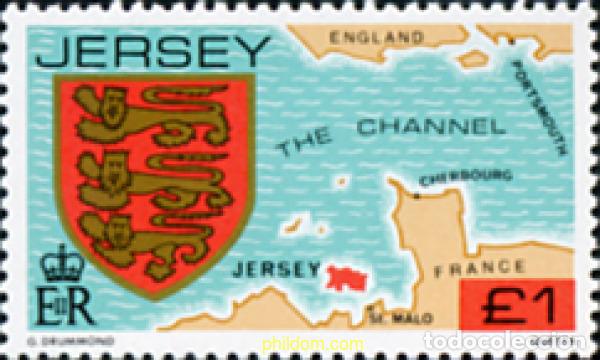 Timbres: 594531 MNH JERSEY 1982 ESCUDOS DE ARMAS