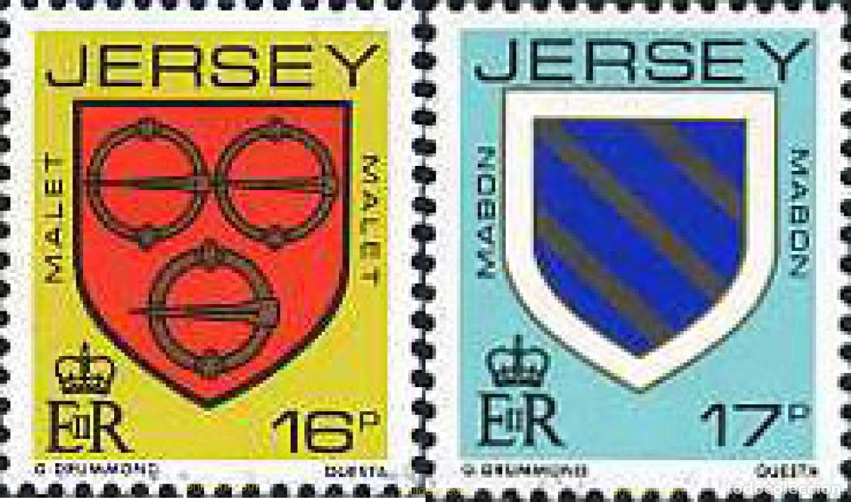 Timbres: 168093 MNH JERSEY 1985 ESCUDOS DE ARMAS