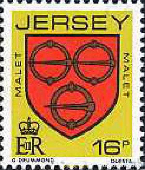 Timbres: 217761 MNH JERSEY 1985 ESCUDOS DE ARMAS