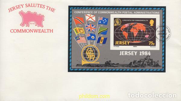 Sellos: 410898 MNH JERSEY 1984 UNION CON EL COMMONWEALTH