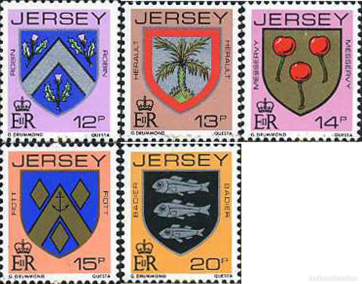 Sellos: 217867 MNH JERSEY 1981 ESCUDOS DE ARMAS