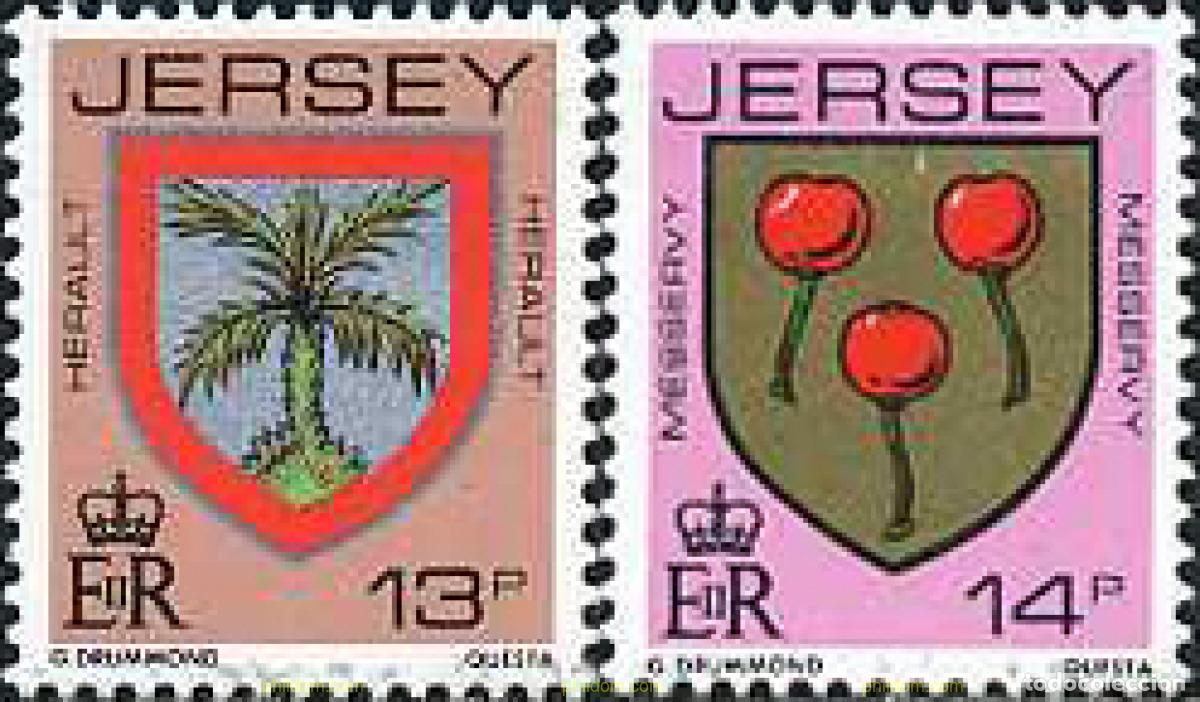 Sellos: 217874 MNH JERSEY 1981 ESCUDOS DE ARMAS
