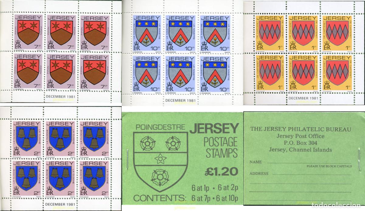 Sellos: 170904 MNH JERSEY 1981 ESCUDOS DE ARMAS