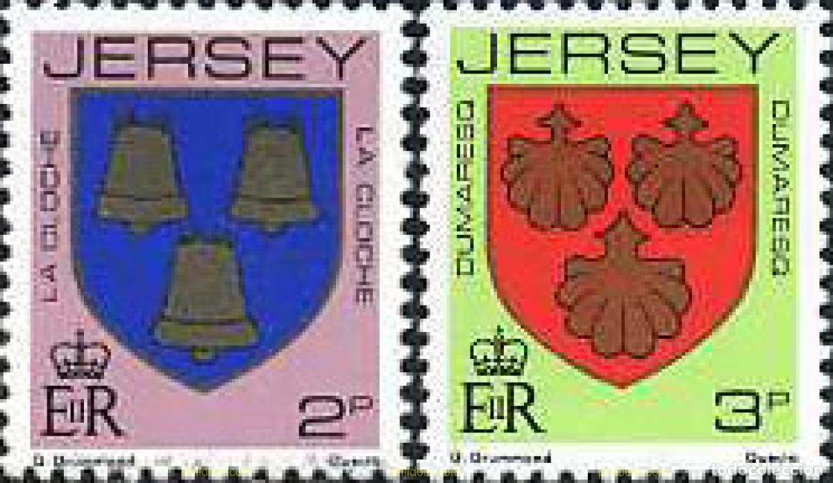 Sellos: 217877 MNH JERSEY 1981 ESCUDOS DE ARMAS