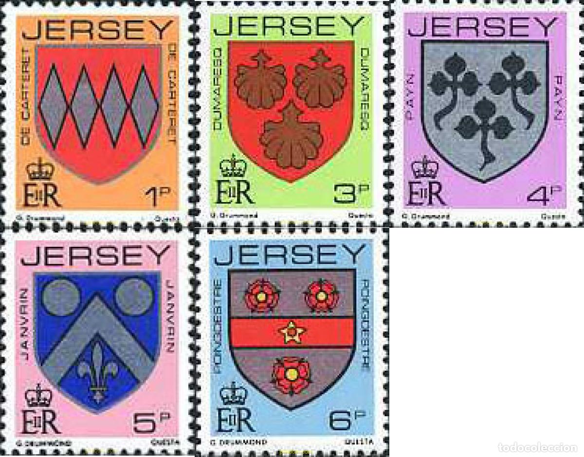 Sellos: 217878 MNH JERSEY 1981 ESCUDOS DE ARMAS