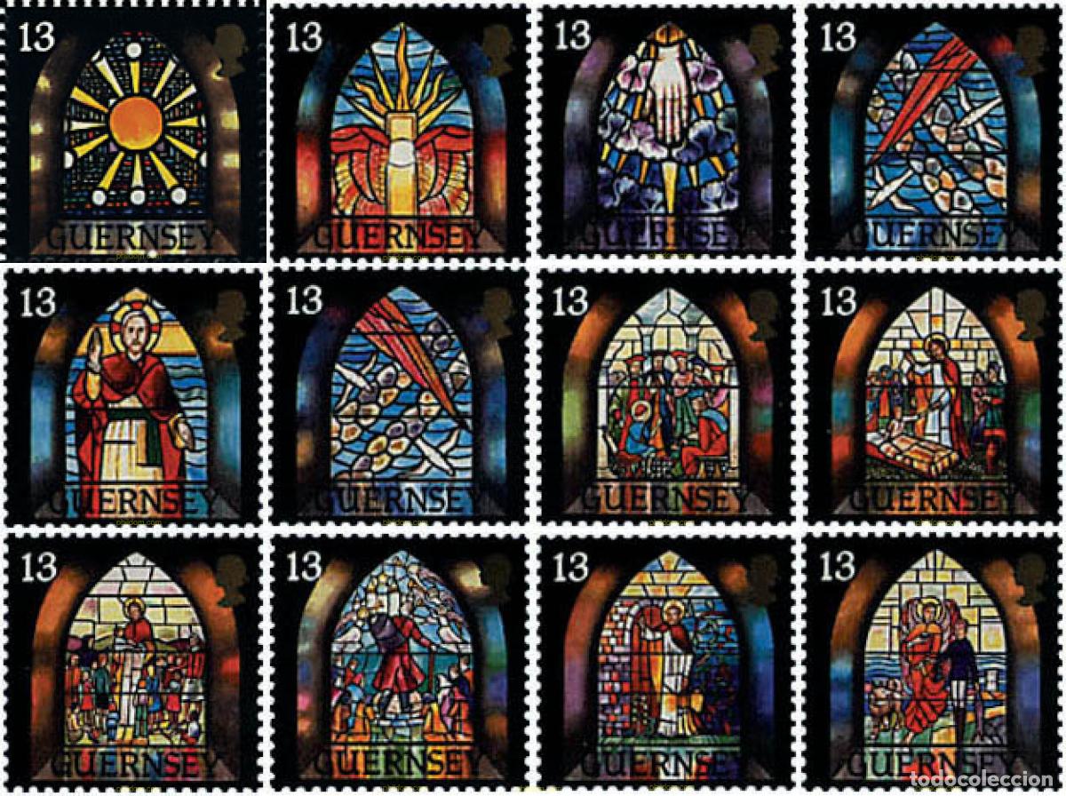 Sellos: 213022 MNH GUERNSEY 1993 NAVIDAD