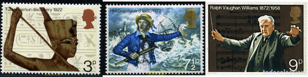 Sellos: 90514 MNH GRAN BRETA&Ntilde;A 1972 ANIVERSARIOS