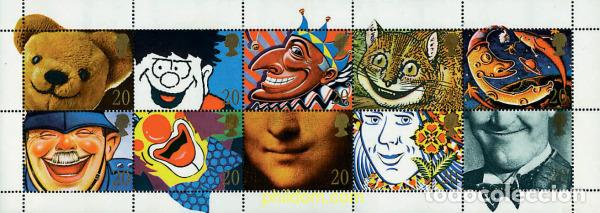 Sellos: 2971 MNH GRAN BRETA&Ntilde;A 1990 SONRISAS