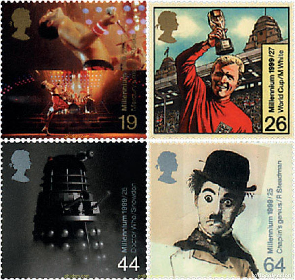 Sellos: 90683 MNH GRAN BRETA&Ntilde;A 1999 MILENIO. OCIO