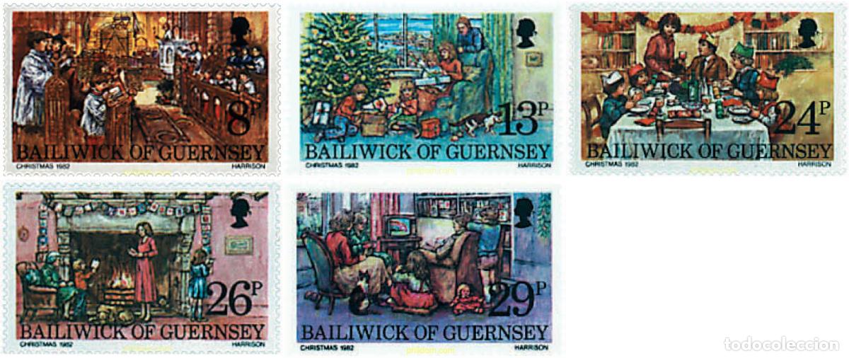 Sellos: 66177 MNH GUERNSEY 1982 NAVIDAD