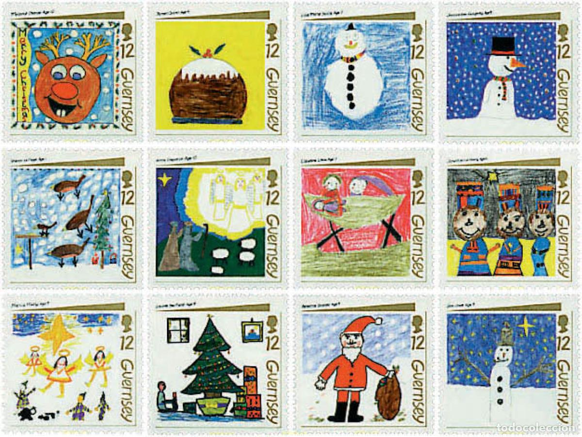Sellos: 36329 MNH GUERNSEY 1991 NAVIDAD