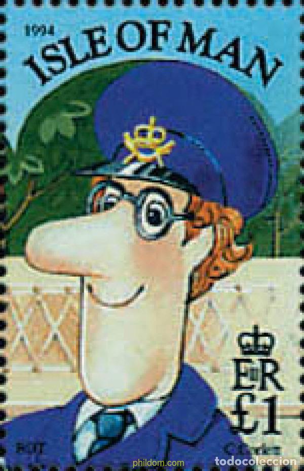 Sellos: 130415 MNH MAN 1994 PAT EL CARTERO VISITA LA ISLA DE MAN