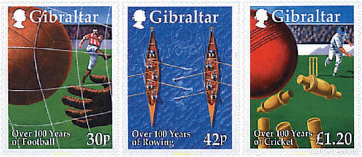 Sellos: 84336 MNH GIBRALTAR 1999 DEPORTES CENTENARIOS EN GIBRALTAR
