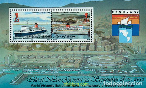 Sellos: 41723 MNH MAN 1992 GENOVA 92. EXPOSICION FILATELICA INTERNACIONAL