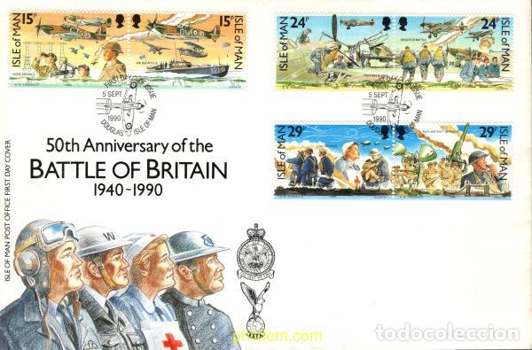 Sellos: 412129 MNH MAN 1990 50 ANIVERSARIO DE LA BATALLA DE INGLATERRA