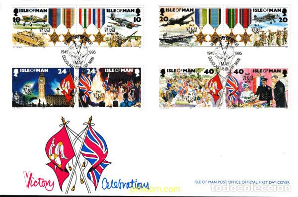 Sellos: 412134 MNH MAN 1995 50 ANIVERSARIO DEL FIN DE LA SEGUNDA GUERRA MUNDIAL