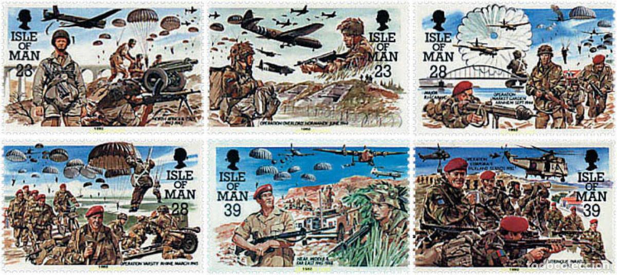 Sellos: 55898 MNH MAN 1992 50 ANIVERSARIO DEL REGIMIENTO DE PARACAIDISMO