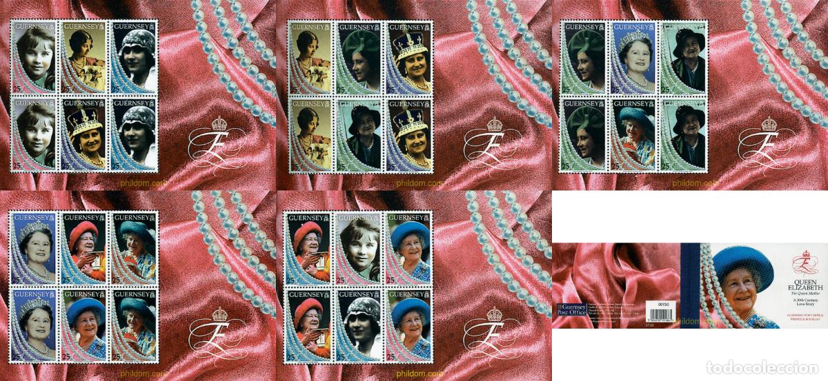 Sellos: 167083 MNH GUERNSEY 1999 REINA MADRE ISABEL