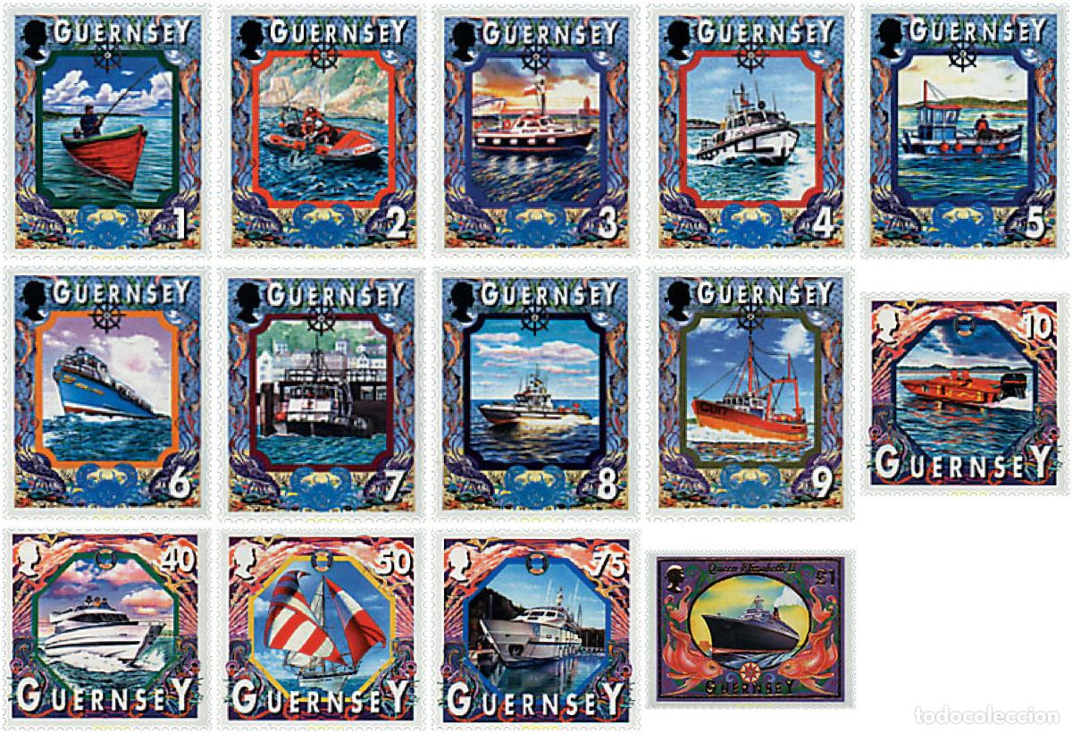 Sellos: 90852 MNH GUERNSEY 1999 PATRIMONIO MARITIMO