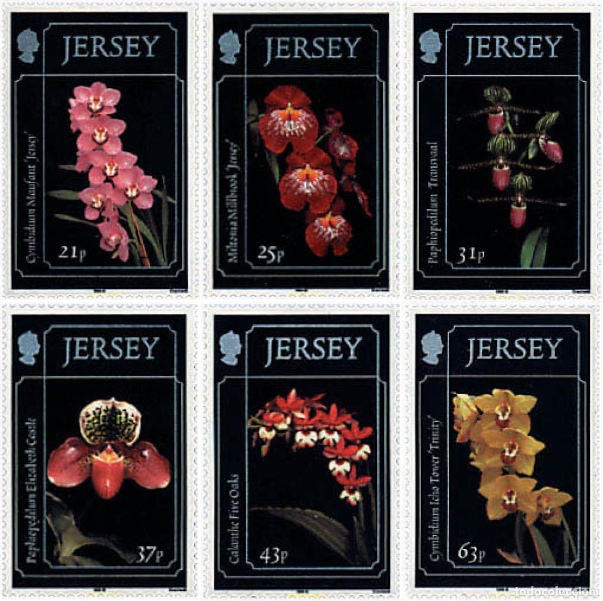 Sellos: 91940 MNH JERSEY 1999 ORQUIDEAS DE JERSEY