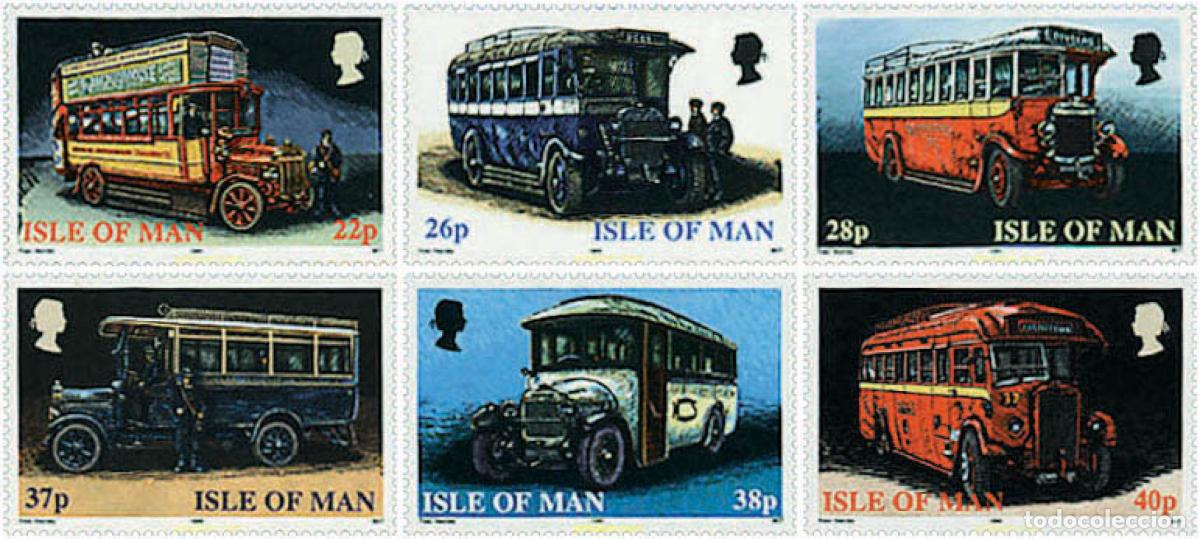 Sellos: 46027 MNH MAN 1999 AUTOBUSES