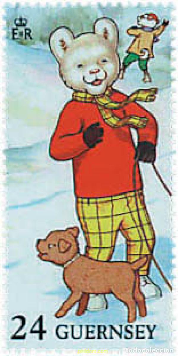 Sellos: 213033 MNH GUERNSEY 1993 RUPERT Y SUS AMIGOS