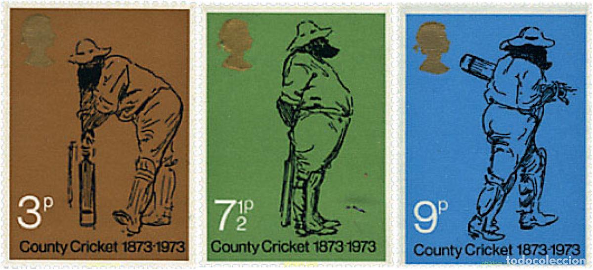 Sellos: 66102 MNH GRAN BRETA&Ntilde;A 1973 CENTENARIO DEL BRITISH COUNTY CRICKET