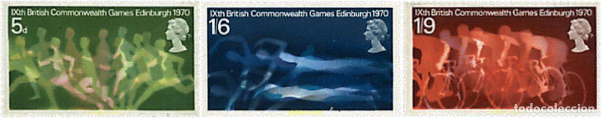 Sellos: 66098 MNH GRAN BRETA&Ntilde;A 1970 9 JUEGOS DEPORTIVOS DE LA COMMONWEALTH EN EDIMBURGO