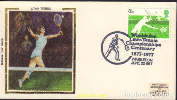 Sellos: 582859 MNH GRAN BRETA&Ntilde;A 1977 DEPORTES DE RAQUETA