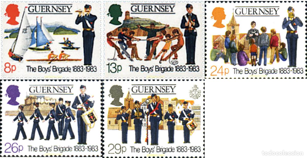 Sellos: 66180 MNH GUERNSEY 1983 100 ANIVERSARIO DE LA BOYS BRIGADA