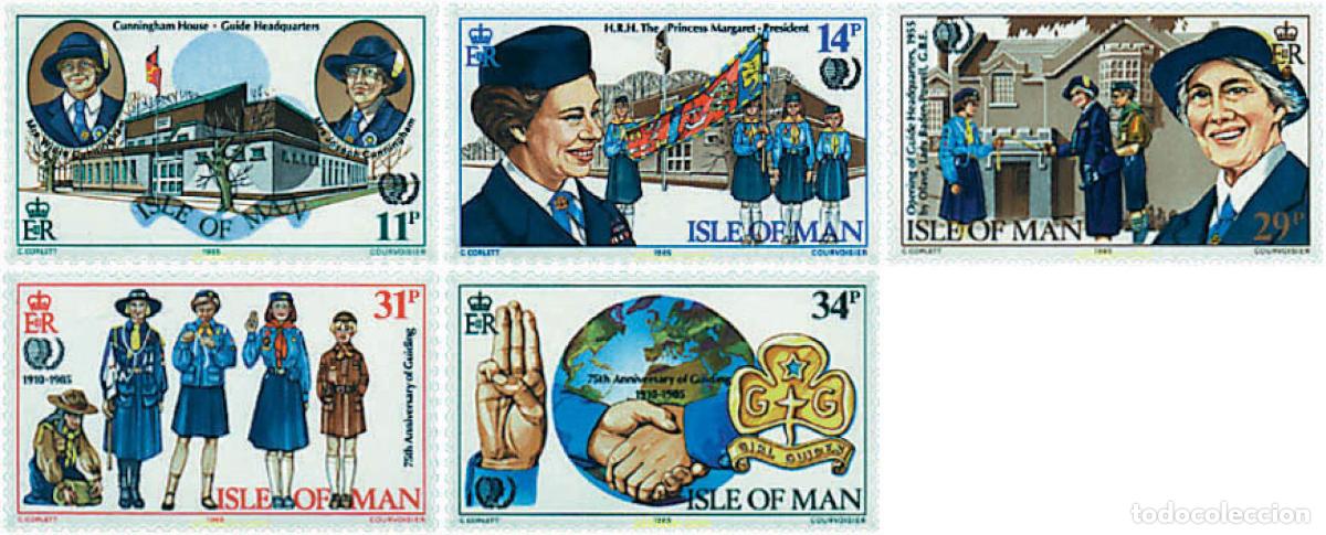 Sellos: 38152 MNH MAN 1985 75 ANIVERSARIO DEL ESCULTISMO FEMENINO